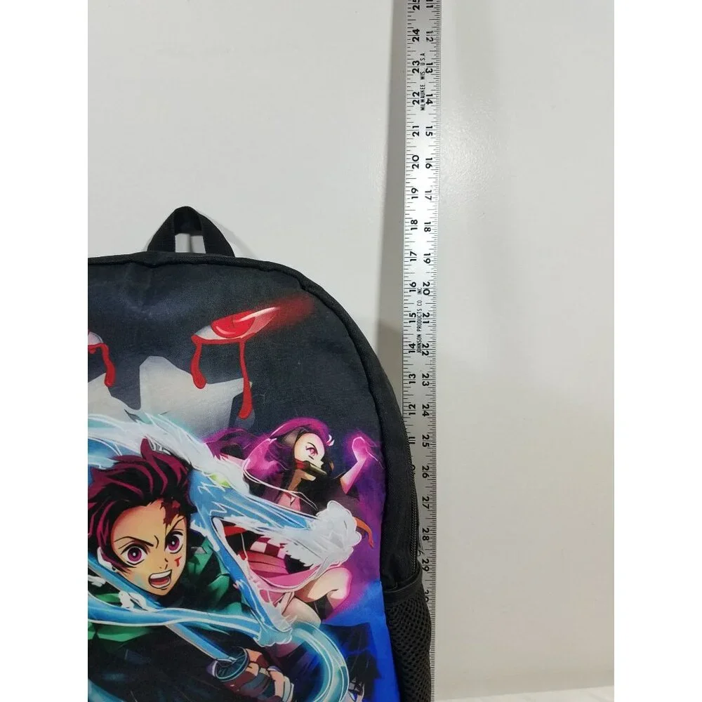 Demon Slayer Anime Backpack With Tanjiro & Characters Print 17